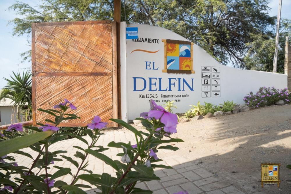 El Delfin Bed & Breakfast Zorritos Luaran gambar